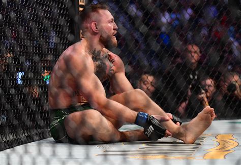 Conor McGregor broken leg ends UFC 264 main event: reaction