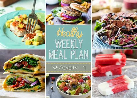 Healthy Meal Plan Week #1