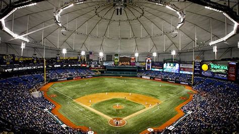 Stray Bullet Falls Through Tropicana Field Roof, Hits Fan