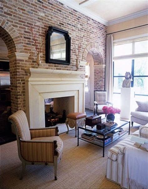 Brick And Stone Wall Ideas (38 House Interiors)