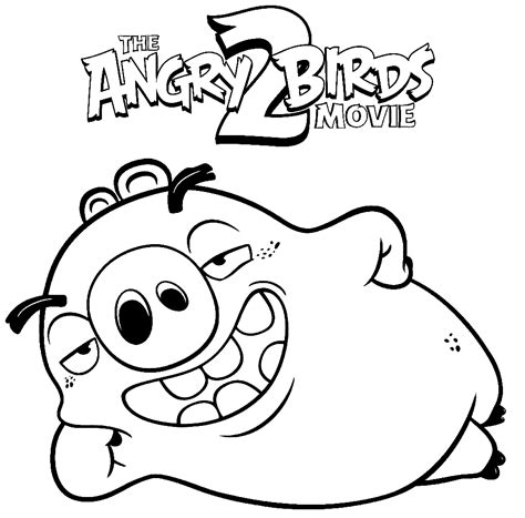 Angry Birds Movie Coloring Pages Printable for Free Download