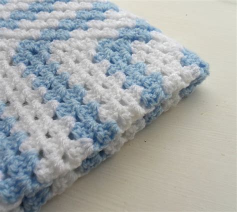 Baby Blue Baby Blanket Granny Square Crochet X | Hot Sex Picture