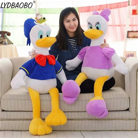 Giant Cartoon Donald Daisy Duck Soft Plush Baby Cute Animal Stuffed Pillow Infant Appease Toy ...