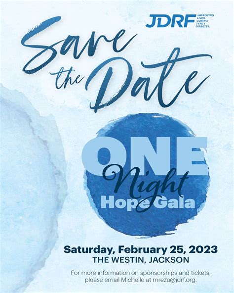 2023 JDRF ONE Night, Hope Gala | Downtown Jackson Partners