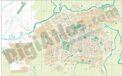 Vitoria-gasteiz city map