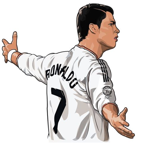 Cr7 Ronaldo Cartoon Png Transparent