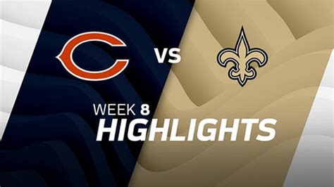 Saints vs. Bears Highlights | 2017 NFL Week 8