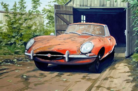 The art of the speed: meeting one of Britain's best car artists | Autocar