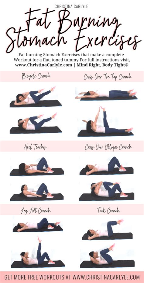 #Exercises #Stomach #women Stomach exercises for a complete ab workout flat toned strong core ...