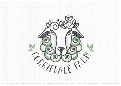 Corriedale Sheep Farm - Buy Premade Readymade Logos for Sale