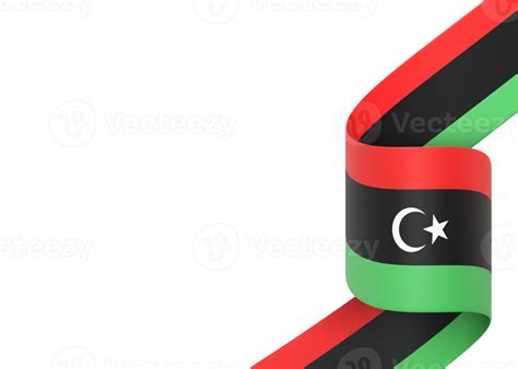 Libya flag design national independence day banner element transparent background png 11345603 PNG