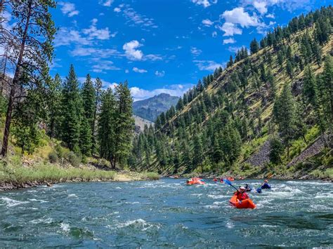 Main Salmon River Whitewater Rafting and Kayaking trip Idaho