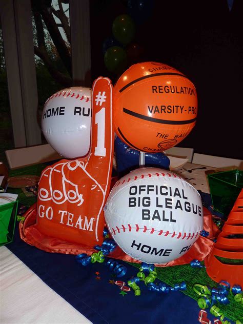 Sports party decor #sportsparty #kidsposhparties Sports Camp, Kids Sports, Shoe Poster, Bithday ...