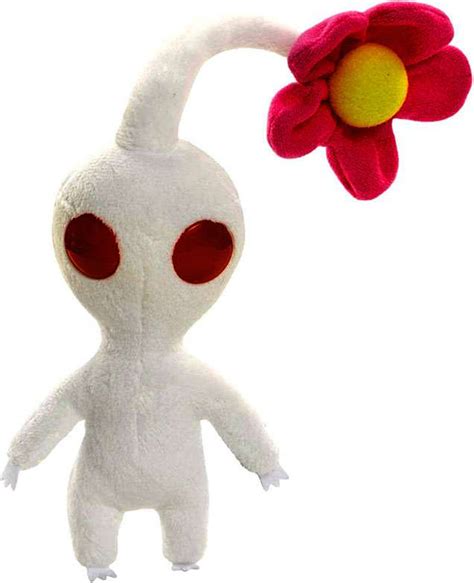 Pikmin World of Nintendo White Pikmin 7 Plush Jakks Pacific - ToyWiz