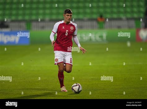 Andreas Christensen of Denmark during Moldova against Denmark, World ...