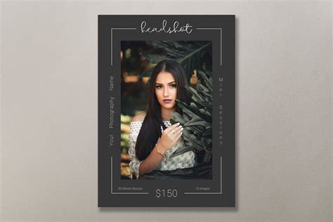 Headshot Photo Template Headshot Template Photoshop Template Headshot ...