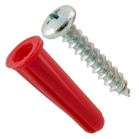 #10 PLASTIC ANCHORS W/SCREWS - 365 Equipment & Supply