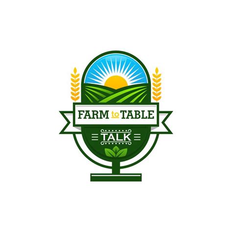 Farm to Table Podcast by bayuRIP | Design podcast, Podcasts, Graphic design logo