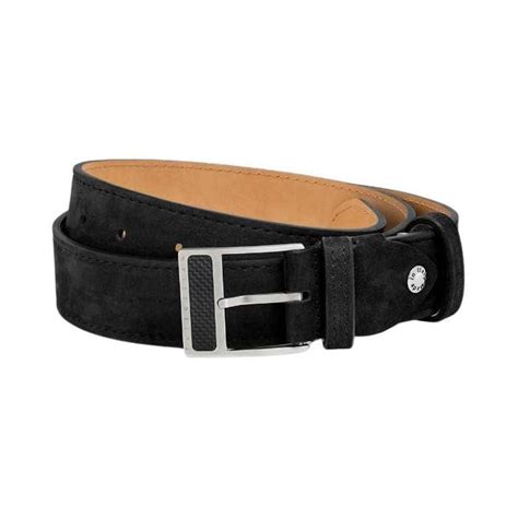 Large Buckle Belt in Black Leather and Brushed Titanium Clasp, Size S For Sale at 1stDibs