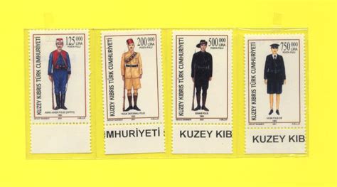 stamp: Turkish Cyprus - Police Uniforms 2001