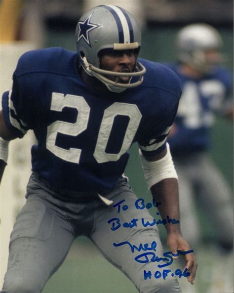 MEL RENFRO HAND SIGNED 8x10 COLOR PHOTO+COA DALLAS COWBOYS HOF TO BOB | Autographia