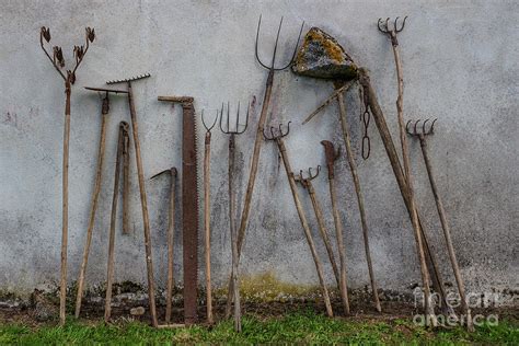 Old Farm Tools Photograph by Ian Walls - Pixels