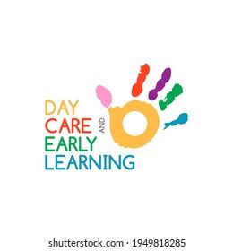 Daycare Logo Early Learning Vector Design Stock Vector (Royalty Free) 1949818285 | Shutterstock
