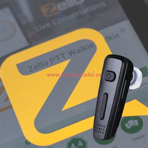 PTT Bluetooth Headset Wireless Headphone For KODIAK ESCHAT Zello App Android Support On ptt over ...