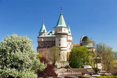 Bojnice Castle Near Prievidza Town, Slovakia, Europe Stock Photo - Image of culture, garden ...