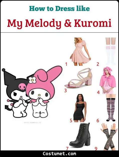 My Melody and Kuromi Costume for Cosplay & Halloween 2023 in 2023 ...