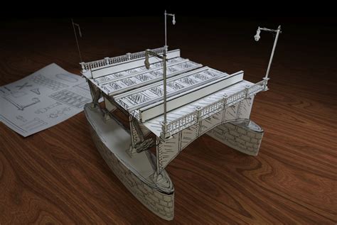 Model: Paper Bridge - BlenderNation