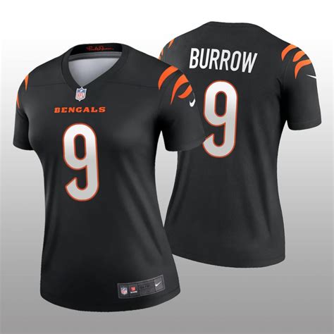 Cincinnati Bengals Joe Burrow Black Jersey Legend – Women’s ...