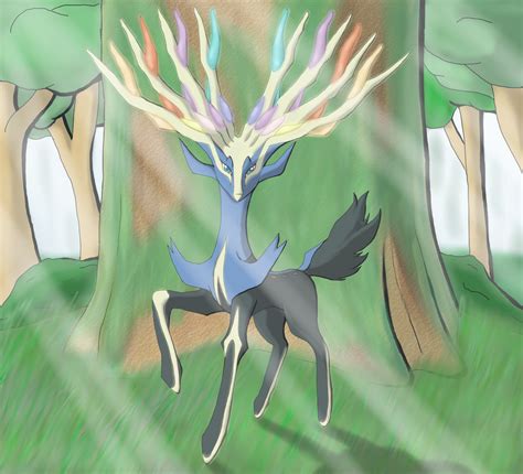 Xerneas the Rainbow Deer by Trinity-Reido on DeviantArt