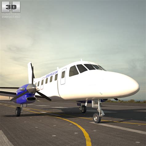 Embraer EMB 110 3D model - Aircraft on Hum3D