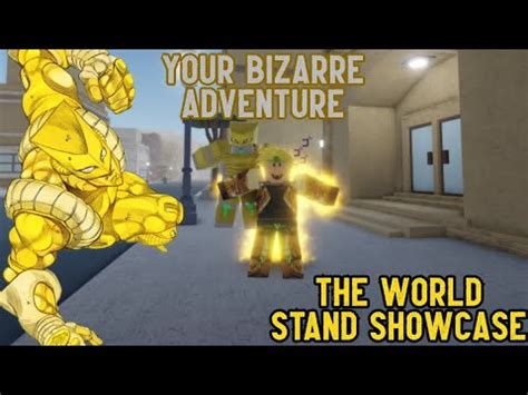 The World Stand Showcase YBA Roblox - YouTube