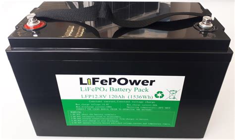 LiFePOwer 120Ah 12V 1.5kWh Lithium Battery | Solar Power Depot