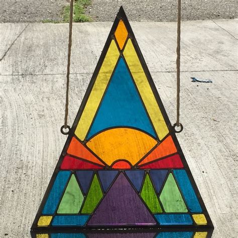 Landscape — DAVID SCHEID STAINED GLASS | Stained glass crafts, Stained glass diy, Stained glass art