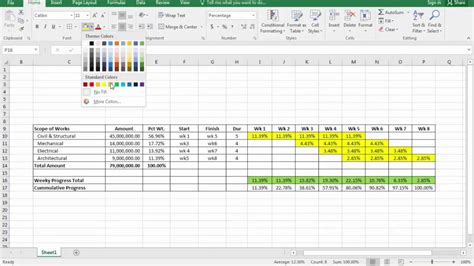 Cash Flow S Curve Excel Template – cabai