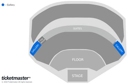 Simply Red - Premium Package - The Gallery Seating Plan - First Direct ...