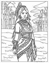 20 Native American Coloring Pages Free PDF Printables sketch template