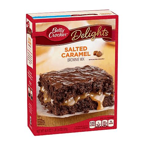 Betty Crocker Brownie Mix, Salted Caramel 18.4 oz | Brownie Mix | Foodtown