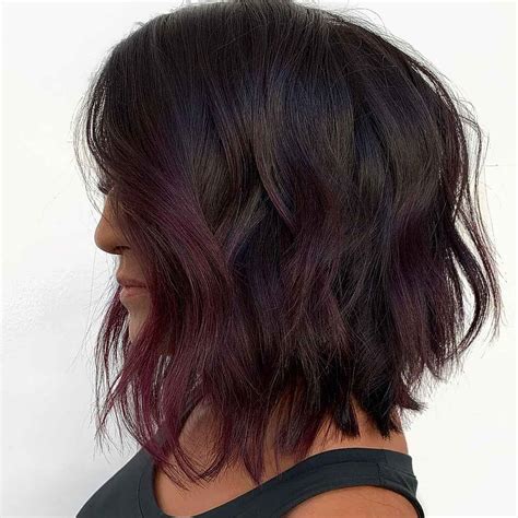 Discover more than 79 dark hair with purple highlights super hot - ceg ...