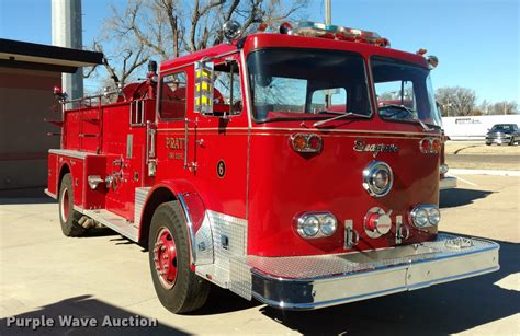 Seagrave fire truck in Pratt, KS | Item BU9912 sold | Purple Wave