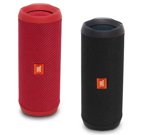 JBL Flip 4 Bluetooth Speaker, Pair (Black & Red) - Walmart.com