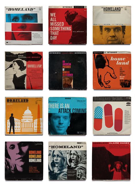 Homeland vintage jazz record covers - Fonts In Use