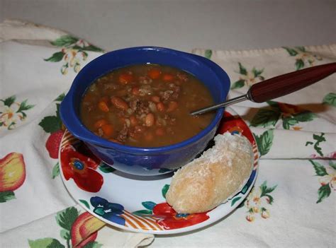 Beef Bean Soup Recipe | Just A Pinch Recipes