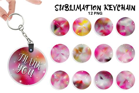 12 Bundle Keychain Sublimation Designs