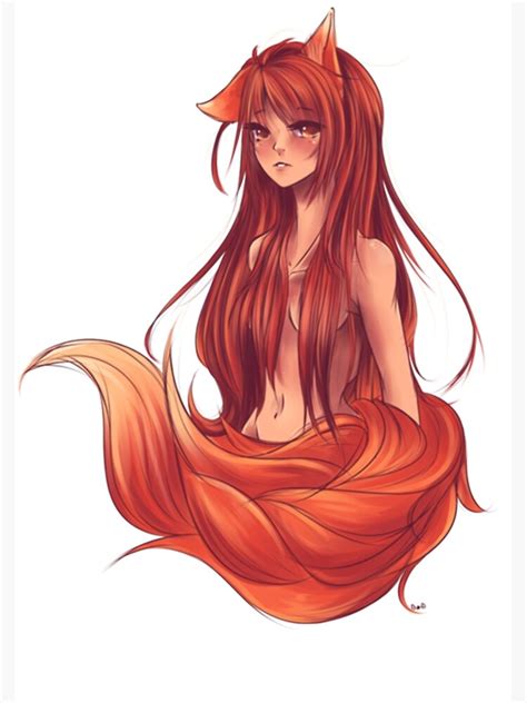 "Fox Girl" Art Print for Sale by wolf0 | Redbubble