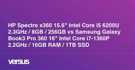 HP Spectre x360 15.6" Intel Core i5 6200U 2.3GHz / 8GB / 256GB vs ...