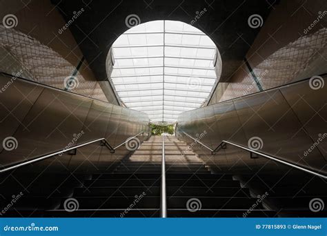 Subway Station in Downtown Los Angeles Editorial Stock Photo - Image of subway, architecture ...